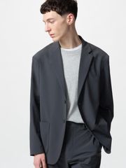 ［新品］［最安］ ウルトラストレッチジャケット  08 DARK GRAY 新品 未使用 新作 美品 全サイズ UNIQLO ユニクロ MUJI 無印 無印良品 GU ジーユー ［送料無料］［匿名配送］