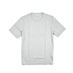 GRAN SASSO グランサッソ / マーセライズコットン 100% Tシャツ カットソー クルーネック 半袖 春夏 メンズ FILO SCOZIA 杢 ライトグレー イタリア製 422650のサムネイル