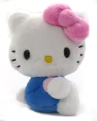 【中古】ぬいぐるみ ハローキティ(ライトブルー) ぬいぐるみ 「サンリオキャラクターズ」 ハローキティ50thアニバーサリーショップ限定