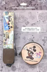 【中古】家電サプライ ミッキーマウス 一眼レフカメラ用ストラップ 「ディズニー」 東京ディズニーリゾート35周年記念グッズ