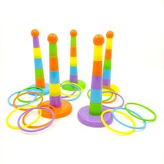 低価格玩具　ねらってポイっとわなげ　5入