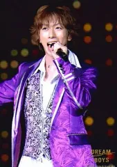 【中古】生写真(ジャニーズ) A.B.C-Z/河合郁人/ライブフォト・膝上・衣装紫・左手マイク・右手横・枠無し/DREAM BOYS/公式生写真