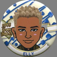 【中古】バッジ・ピンズ(男性) ELLY(三代目J Soul Brothers) 缶バッジ White Day 2018 ver. EXILE TRIBE STATION オンラインカプセル