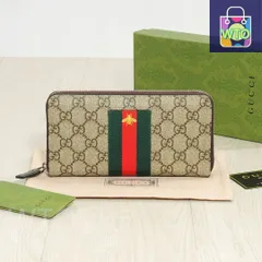 【今日特価】Gucci グッチ シングルジッパーポーチ オリジナル素材で良好な手触りと充実した収納を備える