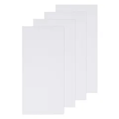 uxcell 4シートのネイルホワイトアートステッカーデカール3Dチェーンラインメタリックステッカーホログラフィックセルフアドヘーシブフォーネイルスクラ ップブックDIYデコレーション