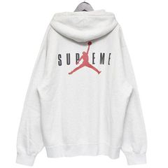 Supreme×JORDAN　ジョーダン×シュプリーム　2024AW　Hooded Sweatshirt　プリントプルオーバーパーカー　HF0836-051　8054000205516