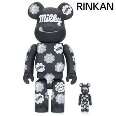 ベアブリック BE@RBRICK × THE CONVENI MILKY 100%&400% 不二家の ...