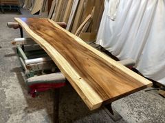 モンキーポッド9294　一枚板無垢 乾燥材　2780ｘ700-630-590ｘ40mm カウンター センターテーブル　内装 店舗 住宅 インテリア ダイニング