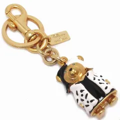 COACH水玉ドレスクルエラチャーム キーチェーン付き