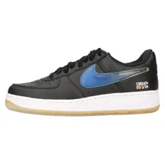 NIKE (ナイキ) ×KITH AIR FORCE1 LOW NY KNICKS キス エアフォース1ニューヨークニックス ローカットスニーカー ブラック US8 CZ7928-001のサムネイル