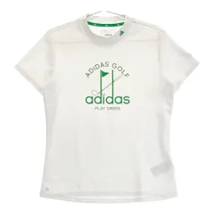 サイズ：XL ADIDAS GOLF アディダスゴルフ 2022年モデル モックネック 半袖Tシャツ  ホワイト系 [240101330188]# ゴルフウェア レディース ストスト