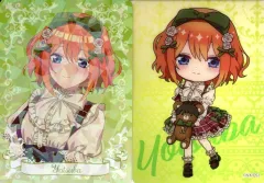 【中古】キャラカード 中野四葉(アップ) ホログラム＆クリアカードセット 「ひこくじ 五等分の花嫁* ～どっちの私が好き?～」 J賞