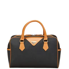 サンローラン ミニボストンバッグ ハンドバッグ ブラック ブラウン PVC レザー レディース SAINT LAURENT【214-33226】のサムネイル