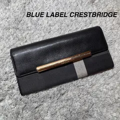 BLUE LABEL CRESTBRIDGE 長財布 ブラックレーベルバーバリー BLACK LABEL CRESTBRIDGE - バーバリー ブラックレーベル 財布の