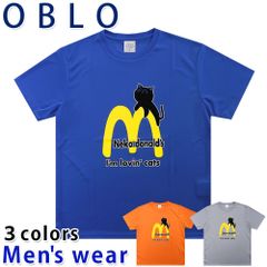 おもしろ Tシャツ メンズ 半袖 ネコ ドライ ハンバーガー パロディ グッズ 12529711C
