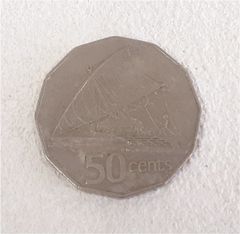 値下げしました！☆ フィジー　コイン　50セントコイン！