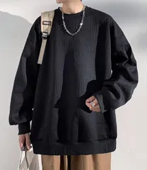 トレーナー 秋服 メンズ 大きい サイズ ビッグ シルエット パーカー 長袖 Ｔシャツ ゆったり 無地 シンプル スポーツ スポーツウェア プルオーバー 人気 ストリート 柔らかい肌触り シンプル オシャレjigw02