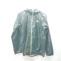 ◇ Adidas しゃかしゃか フード付き オーバーサイズ カジュアル 長袖 ジャンパー サイズL ブラック メンズ E  【1309040087088】