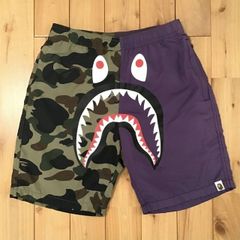 A BATHING APE BAPE カモ柄 メッシュ バスケットショーツ - メルカリ
