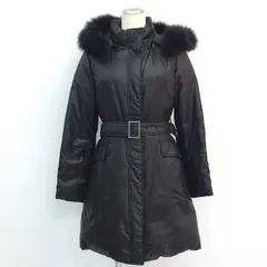 ナチュラルビューティー NATURAL BEAUTY  ダウンコート  ブラック 中古
