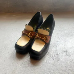 gucci/グッチ ホースビット　チャンキーヒールローファー