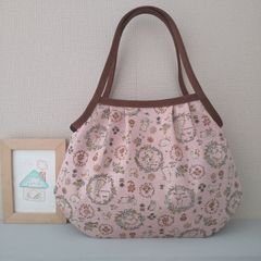 ❀新色❀ハンドメイドஐ..ラウンドショルダーバッグ∂бミナペルホネン