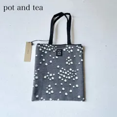 pot and tea ポットアンドティー 梅の花トートバッグ(basic