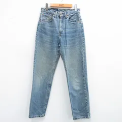 W29/古着 リーバイス Levis 555 ジーンズ メンズ 90s ヒゲ コットン 薄紺 ネイビー デニム spe 25jul10 中古 ボトムス ジーパン Gパン ロン