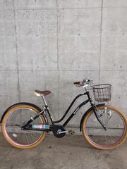 コーストラインシティ 24インチ オートライト シティサイクル ママチャリ 自転車