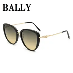 バリー BALLY BY0088-D 01B 58 サングラス アジアンフィット UVカット 紫外線カット ノーズパッド 鼻あて レディース グレーブラウン ブラック ゴールドのサムネイル