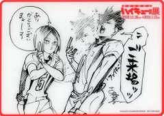 【中古】キャラカード 黒尾鉄朗＆孤爪研磨 描きおろしクリアカード 「ハイキュー!!展」 来場者特典