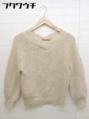 ◇ anatelier アナトリエ 長袖 ニット セーター サイズ38 ベージュ系 レディース 【中古】 【1103250028905】のサムネイル