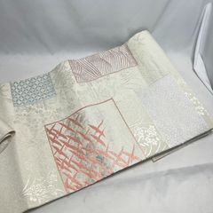 【特価】逸品 美品 正絹 袋帯 女性 婦人 レディース 和装小物 和装 着物 留袖 訪問着 振袖 浴衣 B102810