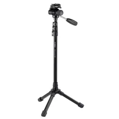人気商品ベルボン Velbon スタンド型一脚 Pole Pod Light VIDEO 4段/1段 レバーロック 脚径20mm/17mm 小型 フリュード雲台 クイックシュー対応 アルミ脚 420022