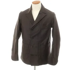 【中古】サイ Scye コットン ダブル ジャケット ダークウォームグレー【サイズ38】【メンズ】のサムネイル
