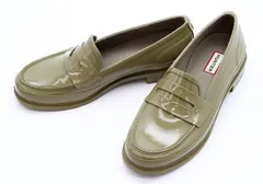 HUNTER/ハンター レディース オリジナル ペニーローファー WFF1006RGL 女性用 ラバー レインブーツ/レインシューズ