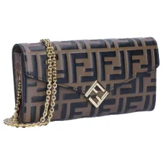 FENDI（フェンディ） エフイズ ロゴ チェーンウォレット フェンディ チェーンウォレット/長財布 バッグ レディース エフ
