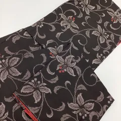 泥大島　新品　糸付き Prices down）着物 大島紬 泥染 手織り 奄美大島産 深田兼徳織物