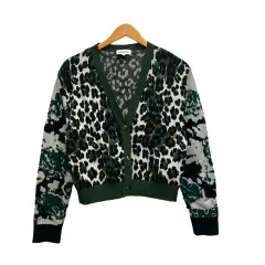 【美品】KENZO アンサンブル ニット カーディガン ビンテージ 総柄 シルク 2025年最新】Kenzo レディース カーディガン・ボレロ