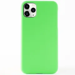 iPhone11 Pro Max ケース アイフォン11プロマックス  耐衝撃 シンプル さらさら ハード ケース 【Color】 グリーン
