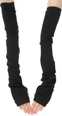 【迅速発送】アネス UVカット 夏用 アームカバー UPF50+ 無地 ロング 60cm 接触冷感 裏メッシュ 腕カバー レディース p749