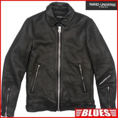極美品 Liugoo Leathers シングルライダースジャケット カウハイド 
