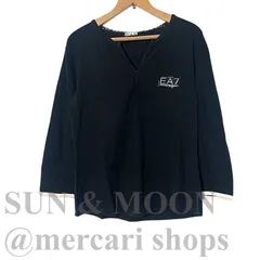 エンポリオアルマーニ レディース L 長袖シャツ カットソー ブラック EA7 TR3