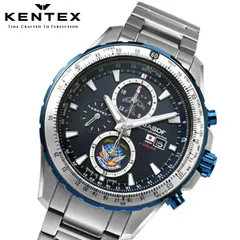 【新品】ケンテックス KENTEX ブルーインパルス ソーラープロ  クロノグラフ 航空自衛隊 Blue Impulse Solar Pro S802M-03【1960本限定】【正規品】のサムネイル