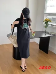 【新商品が大人気です！】ロングワンピース ロンT  レディース 半袖  tシャツワンピース ルームウェア 夏用  20代 30代 10代 50代 40代 部屋着yyz51