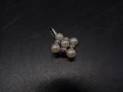 ■美品■ TASAKI タサキ 本真珠 アコヤ真珠 パール 約4mm SV925 トップのみ ネックレストップ アクセサリー シルバー系 DJ5898