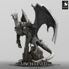 Rescale Miniatures | Armored Dragon Xeldranth 32mm | 3Dプリント ミニチュア TRPG ドラゴン
