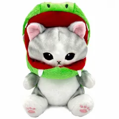 サンアロー mofusand ぽてたまぬいぐるみ ワニにゃん グレー 941136 モフサンド ぢゅの X インスタ SNS 猫 