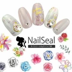 【送料無料】極薄0.04mmネイルシール ジェルネイル ネイルシール ネイル ネイル用品 花 シール 貼るだけ デコ ネイルアート ネイルグッズ デコレーション ジェルネイルシール フラワー 花柄 ネイルパーツ パーツ ジェル ネイル工房 【極薄ネイルシール】