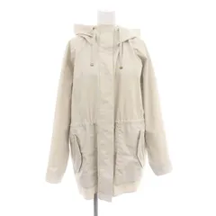 マッキントッシュフィロソフィー MACKINTOSH PHILOSOPHY ルーズシルエットフーデッドブルゾン ジャケット 薄手 麻 リネン混 36 S グレージュ /AT ■OSのサムネイル